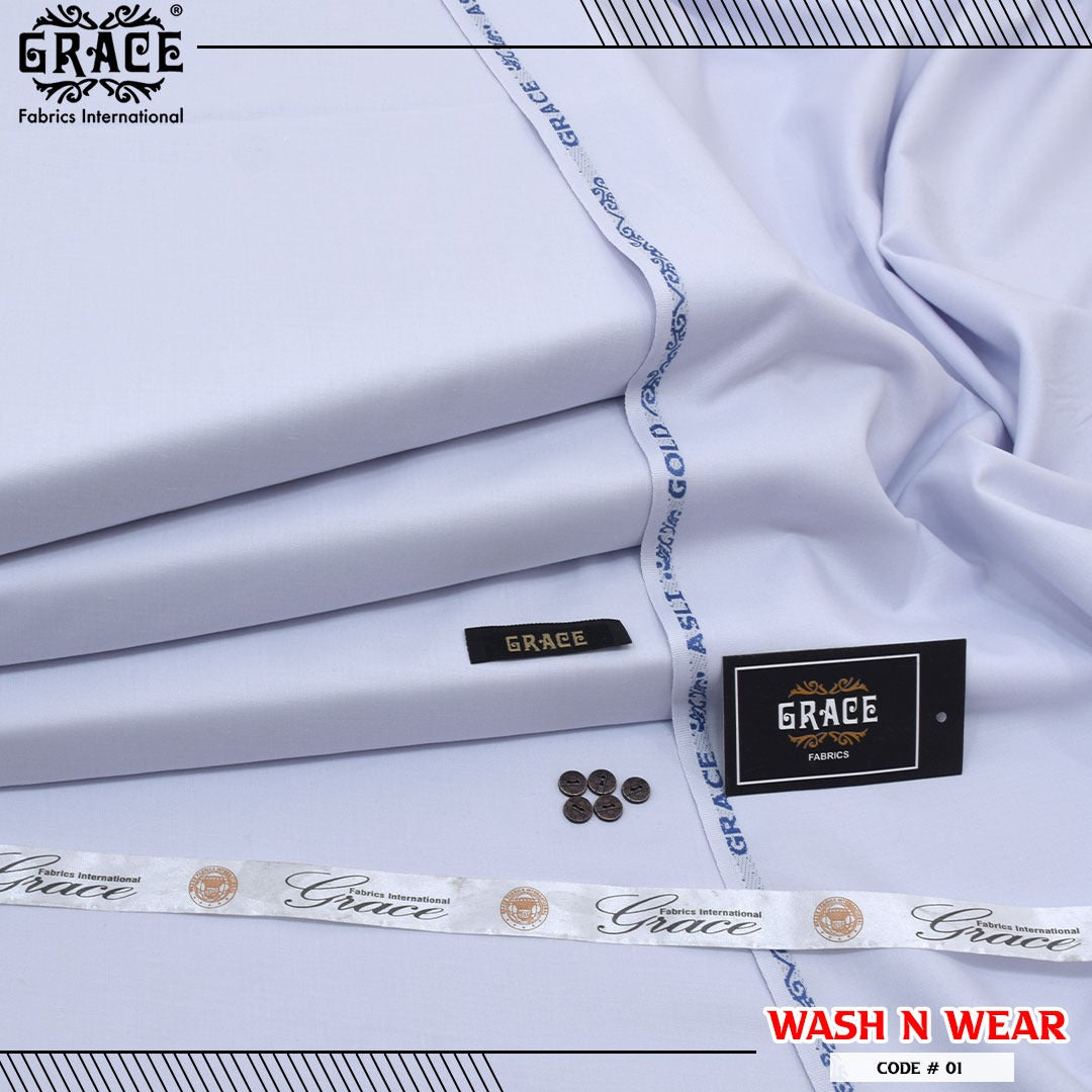 GRACE Tropical Eid Collection – Premium Microfiber PV Men’s Unstitched Suit (4 Meter)