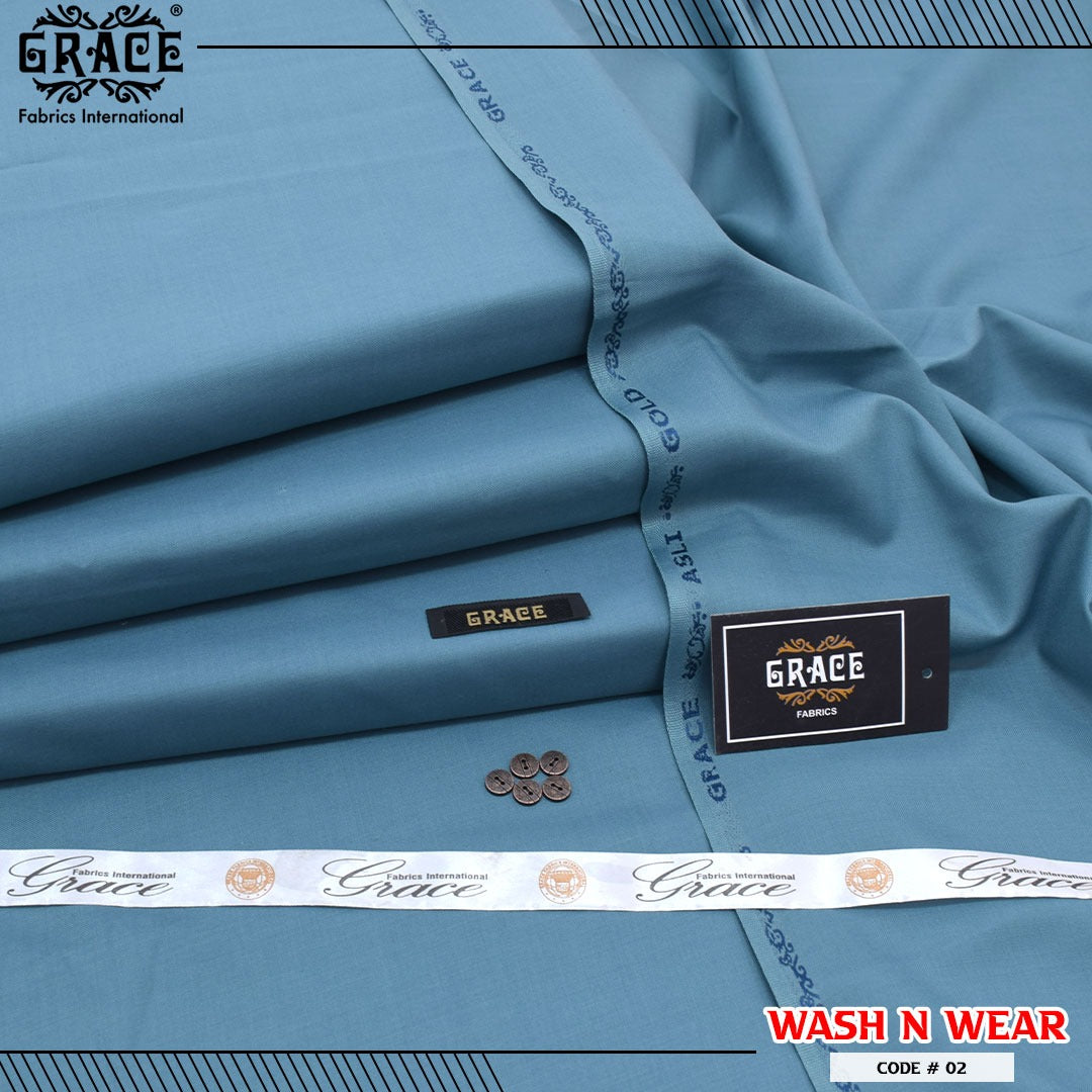 GRACE Tropical Eid Collection – Premium Microfiber PV Men’s Unstitched Suit (4 Meter)